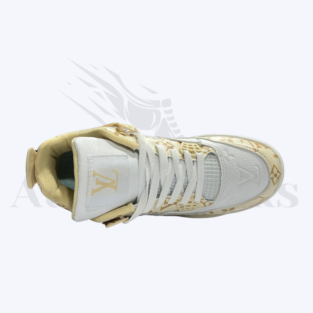 AIR JORDAN LOUIS VUITTON WHITE CREAM - SPECIAL EDITION