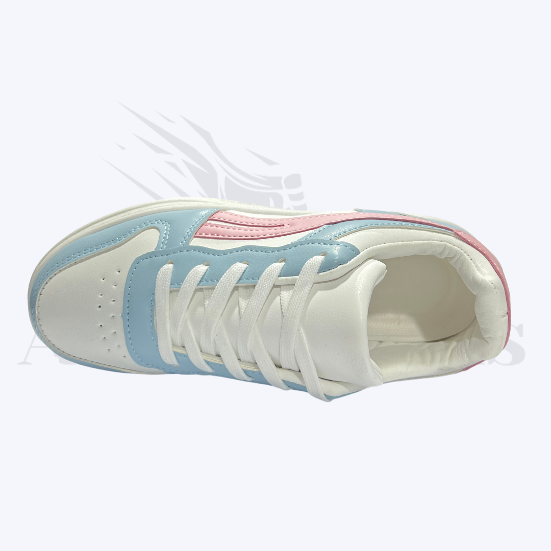 PINK AND BLUE CASUAL SNEAKERS